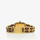 Chanel Stainless Steel Lambskin 20mm Chain Premiere Quartz Watch Gold L