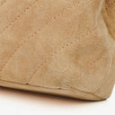 Chanel Suede Chevron Quilted Tassel Camera Bag