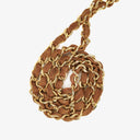 Chanel Suede Half Moon Brown Shoulder Bag