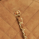 Chanel Suede Half Moon Brown Shoulder Bag