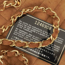 Chanel Suede Half Moon Brown Shoulder Bag