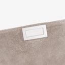 Chanel Beige Suede Patchwork Accordion Mademoiselle Flap