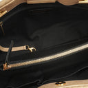 Chanel Surpique Tote Beige Chevron Quilted Calfskin Gold-Tone Hardware