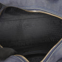 Chanel Timeless CC Medium Bowling Bag Navy Blue Quilted Caviar Gold Hardware 2004-2005