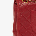 Chanel Timeless Classic Double Flap Bag Red Quilted Lambskin 24K Gold-Plated Hardware