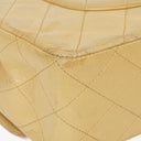 Chanel Timeless Classic Medium Double Flap Bag In Beige Quilted Lambskin And 24K Gold-Plated Hardware