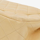 Chanel Timeless Classic Small Double Flap Bag In Beige Quilted Lambskin And 24K Gold-Plated Hardware