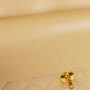 Chanel Timeless Classic Small Double Flap Bag In Beige Quilted Lambskin And 24K Gold-Plated Hardware