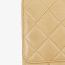 Chanel Timeless Classic Small Double Flap Bag In Beige Quilted Lambskin And 24K Gold-Plated Hardware