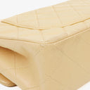 Chanel Timeless Classic Small Double Flap Bag In Beige Quilted Lambskin And 24K Gold-Plated Hardware