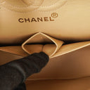 Chanel Timeless Classic Small Double Flap Bag In Beige Quilted Lambskin And 24K Gold-Plated Hardware