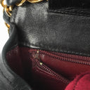 Chanel Timeless Classic Small Flap Bag In Black Quilted Lambskin And 24K Gold-Plated Hardware