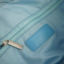 Chanel Travel Line Light Blue Nylon CC Logo Bag