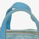 Chanel Travel Line Light Blue Nylon CC Logo Bag