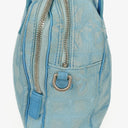 Chanel Travel Line Light Blue Nylon CC Logo Bag