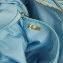 Chanel Travel Line Light Blue Nylon CC Logo Bag