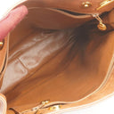 Chanel Triple CC Brown Leather Shopping Tote