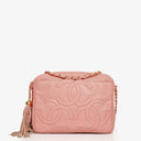 Chanel Triple CC Camera Tassel Lambskin Shoulder Bag