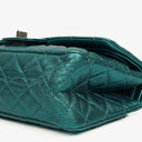 Chanel Turquoise Metallic 2.55 Reissue 225 Double Flap Bag