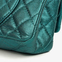Chanel Turquoise Metallic 2.55 Reissue 225 Double Flap Bag