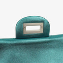 Chanel Turquoise Metallic 2.55 Reissue 225 Double Flap Bag