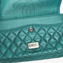 Chanel Turquoise Metallic 2.55 Reissue 225 Double Flap Bag
