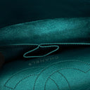 Chanel Turquoise Metallic 2.55 Reissue 225 Double Flap Bag