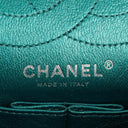 Chanel Turquoise Metallic 2.55 Reissue 225 Double Flap Bag
