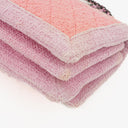 Chanel Tweed Medium Two-Toned Pink Shoulder Flap Bag