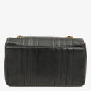 Chanel Vertical Black Quilted Lamabskin Medium Flap Bag 24K Gold-Plated Hardware