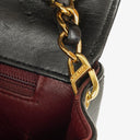 Chanel Vertical Black Quilted Lamabskin Medium Flap Bag 24K Gold-Plated Hardware