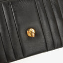 Chanel Vertical Black Quilted Lamabskin Medium Flap Bag 24K Gold-Plated Hardware