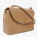 Chanel Vertical Quilted Lambskin Single Flap Diana Bag With 24K Gold-Plated Hardware