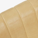 Chanel Vertical Quilted Vintage Flap Bag in Beige Lambskin