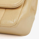 Chanel Vertical Quilted Vintage Flap Bag in Beige Lambskin