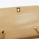 Chanel Vertical Quilted Vintage Flap Bag in Beige Lambskin