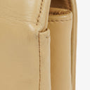 Chanel Vertical Quilted Vintage Flap Bag in Beige Lambskin