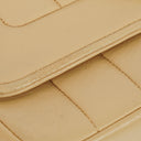 Chanel Vertical Quilted Vintage Flap Bag in Beige Lambskin