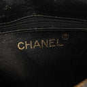 Chanel Vintage Camera Tassel Bag CC Black Quilted Leather