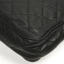 Chanel Vintage Camera Tassel Bag CC Front Pocket Black Quilted Lambskin