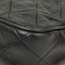 Chanel Vintage Camera Tassel Bag CC Front Pocket Black Quilted Lambskin
