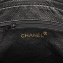 Chanel Vintage Camera Tassel Bag CC Front Pocket Black Quilted Lambskin