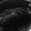 Chanel Vintage Camera Tassel Bag CC Front Pocket Black Quilted Lambskin
