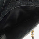 Chanel Vintage Camera Tassel Bag CC Front Pocket Black Quilted Lambskin