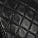 Chanel Vintage Camera Tassel Bag CC Front Pocket Black Quilted Lambskin