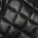 Chanel Vintage Camera Tassel Bag CC Front Pocket Black Quilted Lambskin