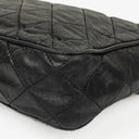 Chanel Vintage Camera Tassel Bag CC Front Pocket Black Quilted Lambskin