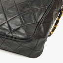 Chanel Vintage Camera Tassel Black Quilted Lambskin Bag