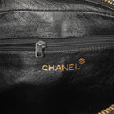 Chanel Vintage Camera Tassel Black Quilted Lambskin Bag