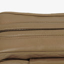 Chanel Vintage CC Beige Quilted Lambskin Camera Tassel Bag